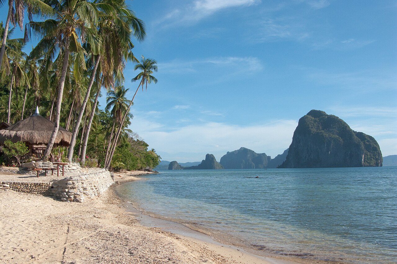 Playa de Corong Corong, en El Nido (Palawan)
