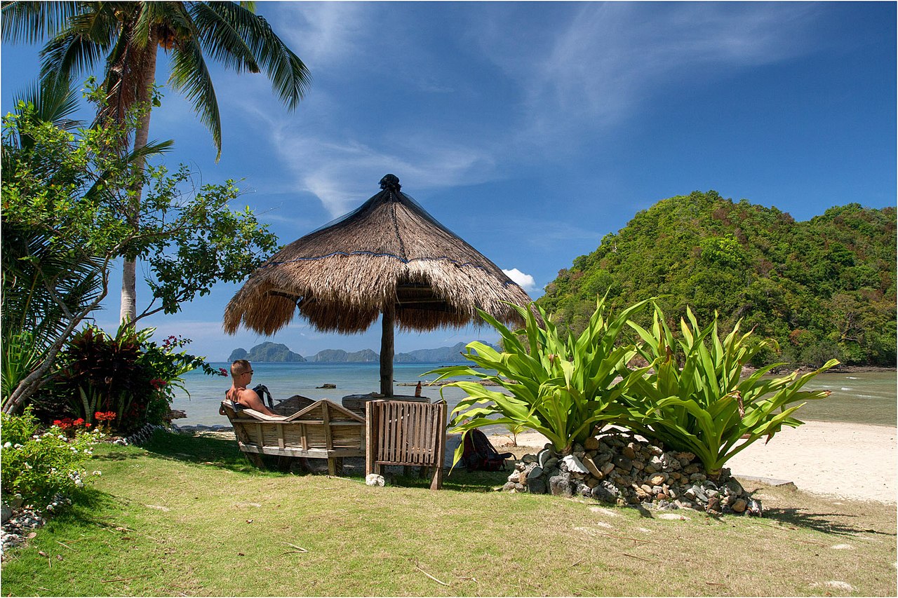 Playa de Las Cabañas, en El Nido (Palawan)